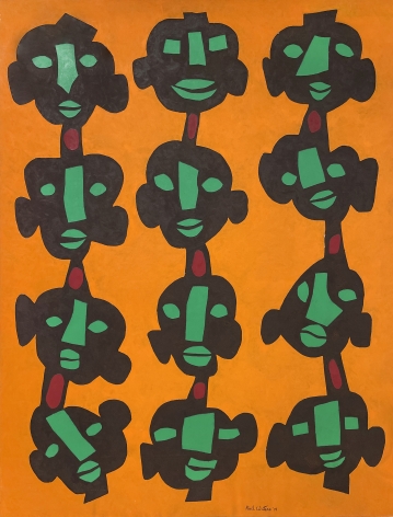 Paul Waters, Totem Faces, 1971